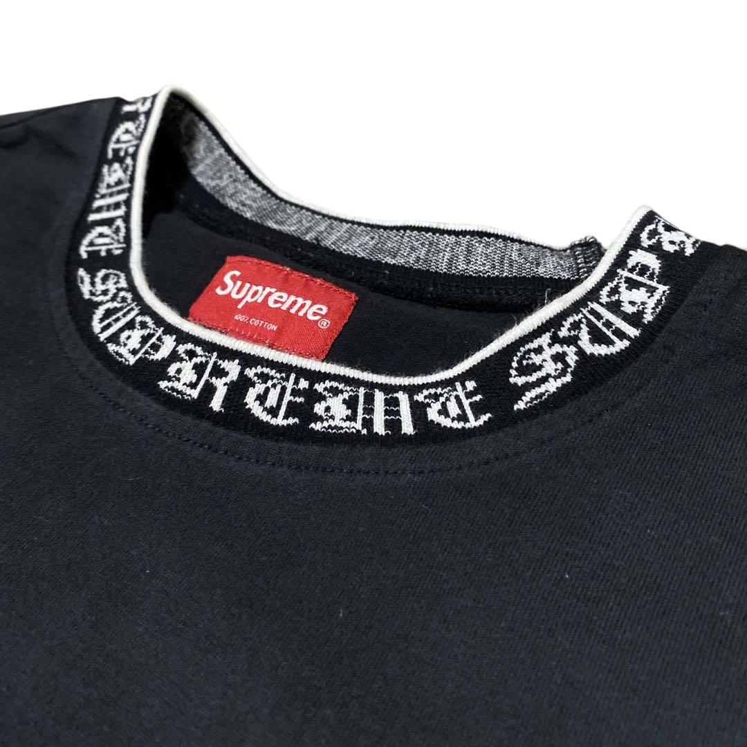 トップス Supreme Old English Collar Logo L/S Top