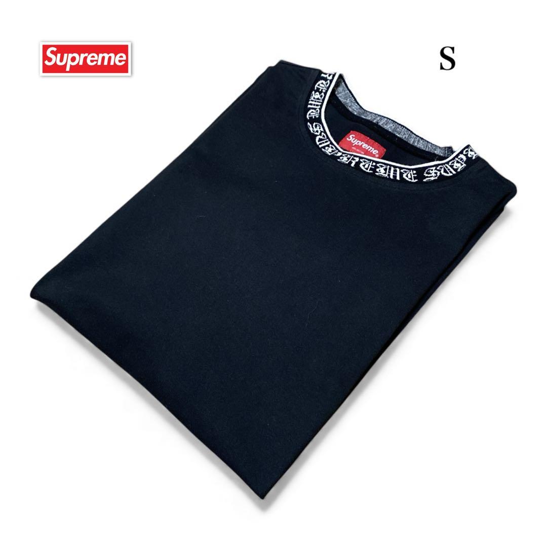 トップス Supreme Old English Collar Logo L/S Top