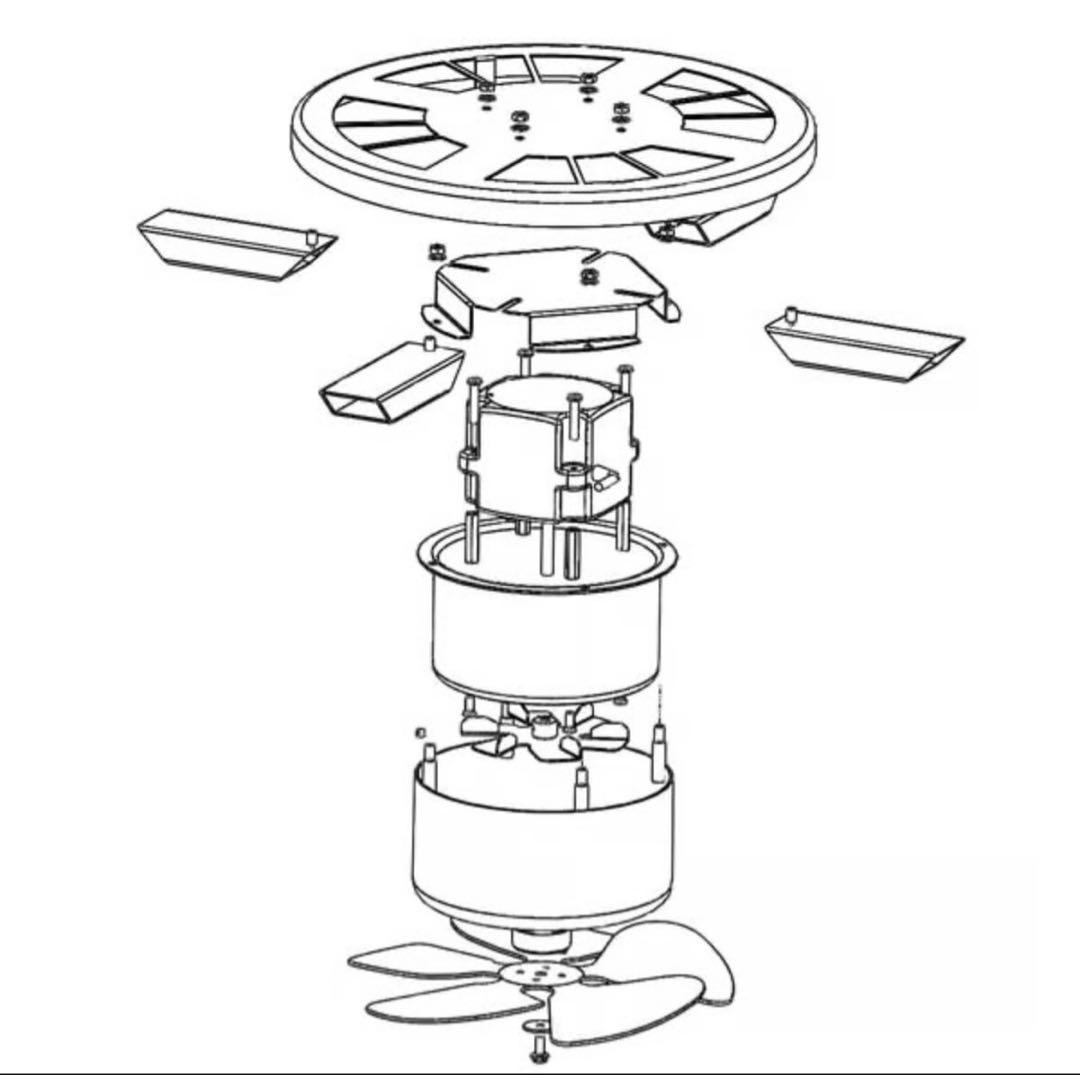 BLUECHIMNEY チムニーファン [BC265]サウナ　薪ストーブ