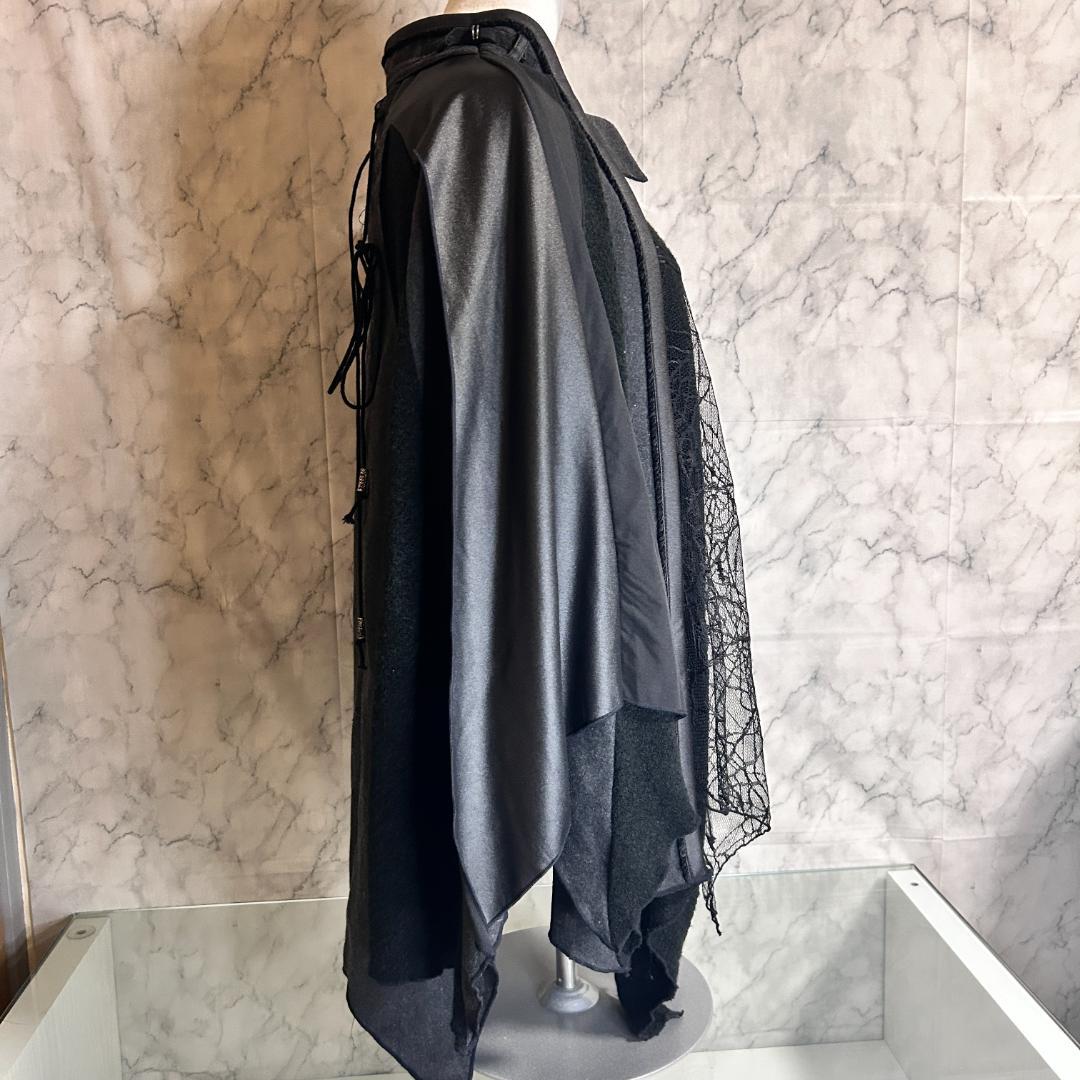 OZZON OZZCROCE オッズオン オッズクローチェ 黒 蝙蝠型ポンチョ