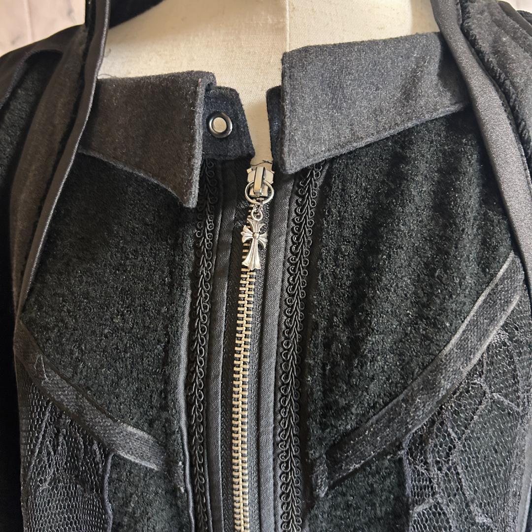 OZZON OZZCROCE オッズオン オッズクローチェ 黒 蝙蝠型ポンチョ