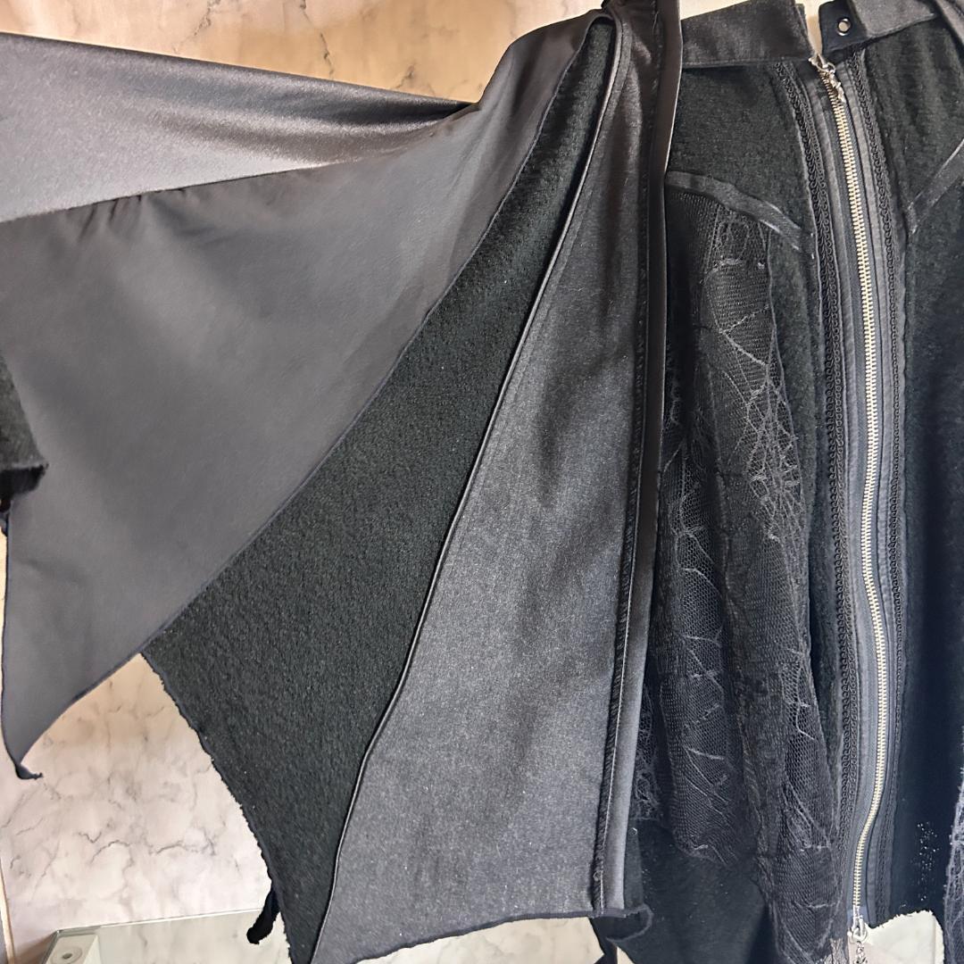 OZZON OZZCROCE オッズオン オッズクローチェ 黒 蝙蝠型ポンチョ