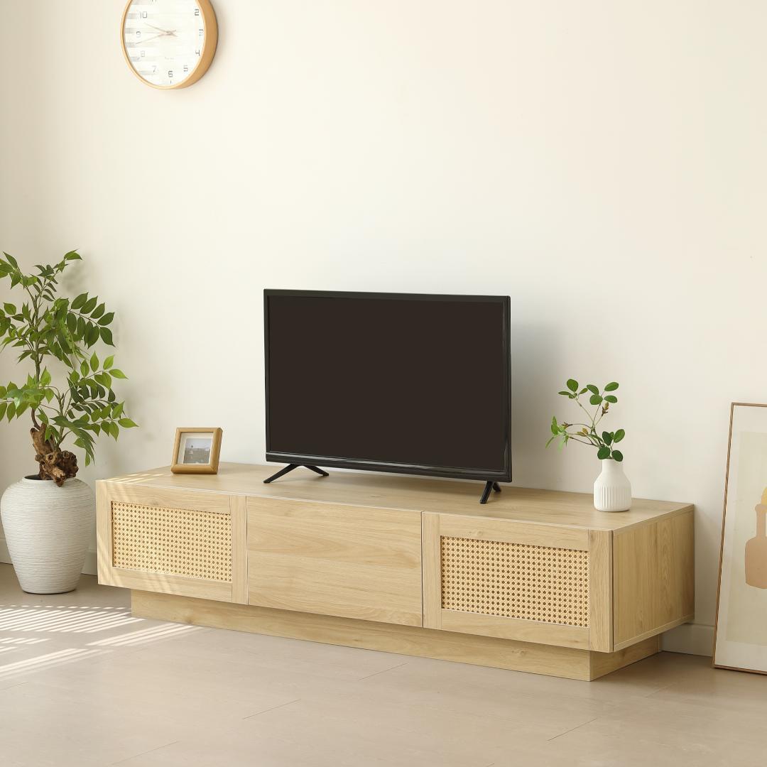 超人気！【幅150cm】テレビ台 ローボード 収納 テレビボード　NATURAL
