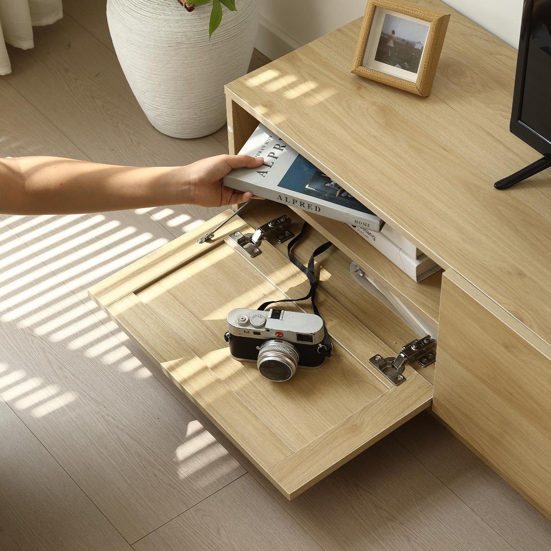 超人気！【幅150cm】テレビ台 ローボード 収納 テレビボード　NATURAL