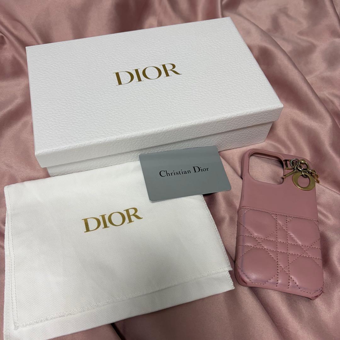 Dior iPhone13 14 スマホケース　箱付き