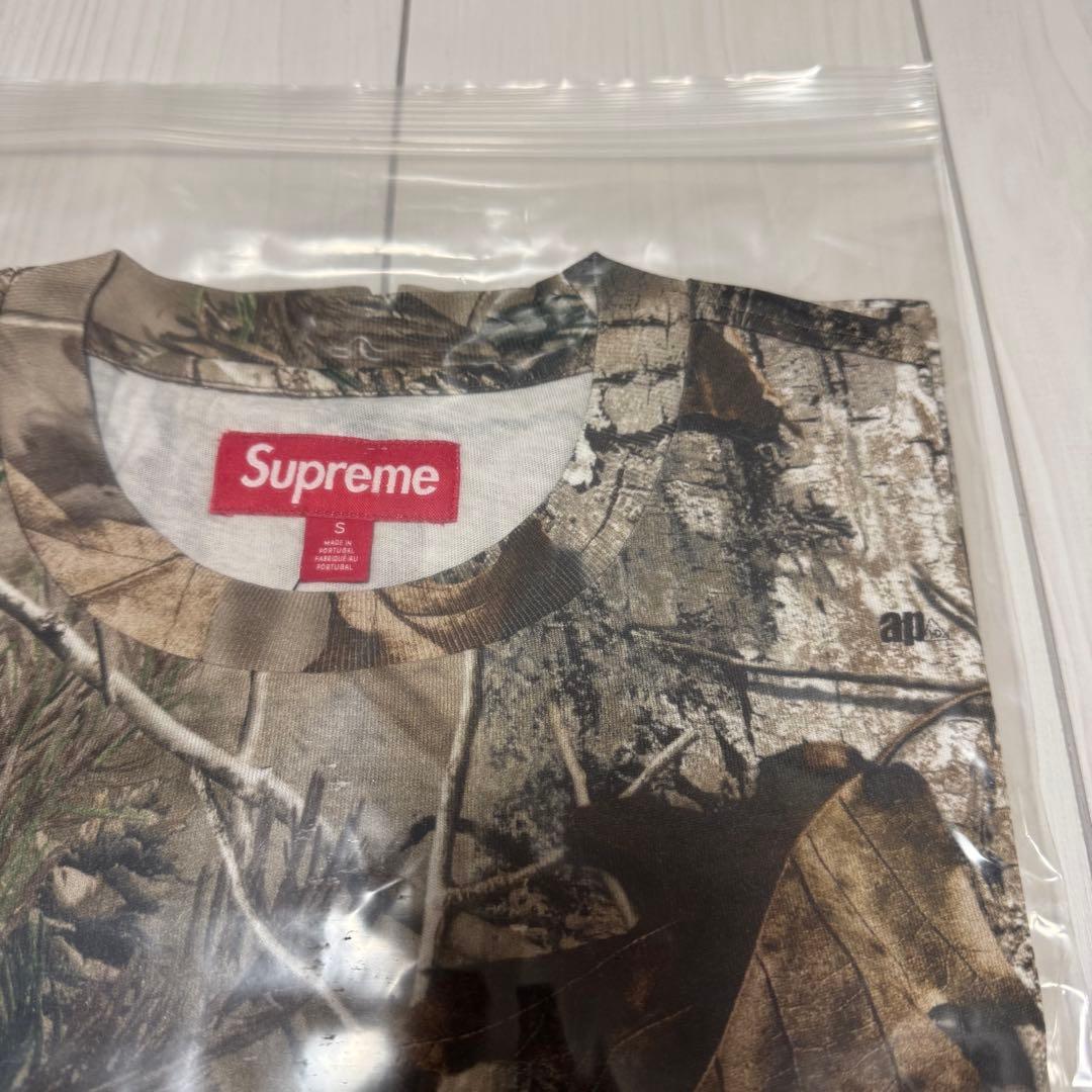 Supreme Small Box L/S Tee Sサイズ　ステッカー付き