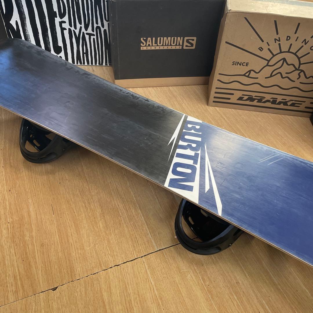 BURTON×ATOMIC　バートン　スノーボードセット　バインディング付