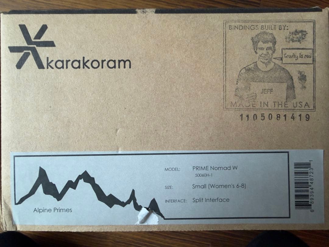 karakoram PRIME Nomad Woman カラコラム　スプリット