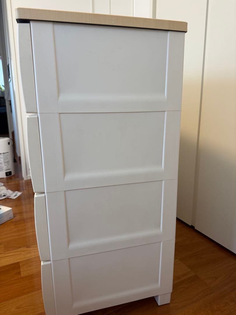 ＼値下げ中／美品【天馬 Fits】フィッツプラス　4段　チェスト