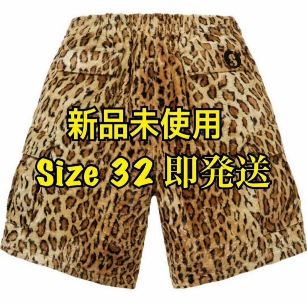 Supreme GOODENOUGH Rayon Cargo Short豹柄32