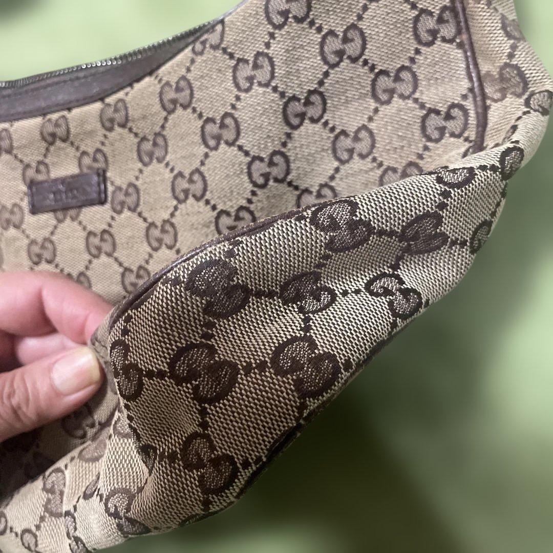 GUCCI グッチ GGキャンバス ショルダーバッグ ベージュ 122790