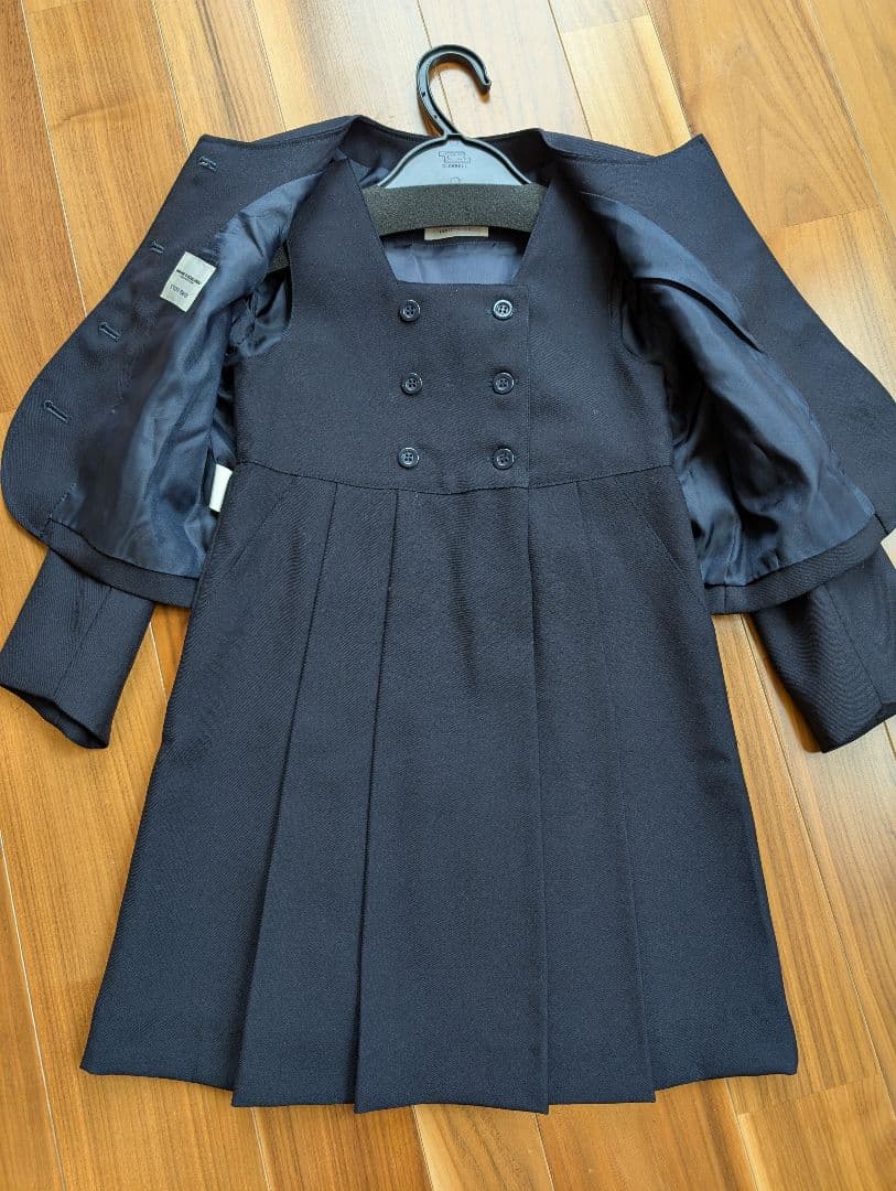 ミキハウス　小学校受験　スーツ　120 濃紺