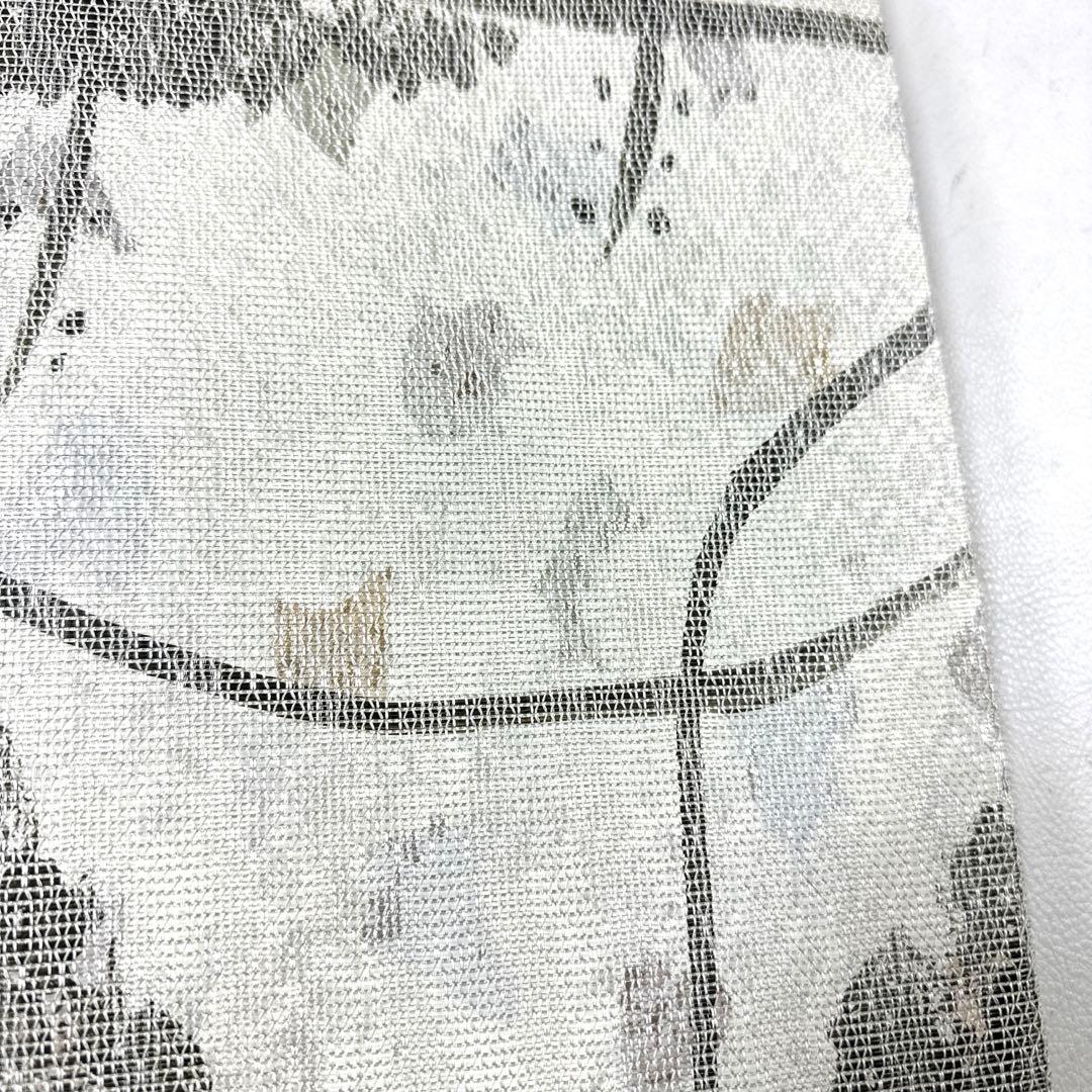 専用帯6122 ●長嶋成織物謹製 高級 正絹 片面全通 リバーシブル 袋帯 七宝