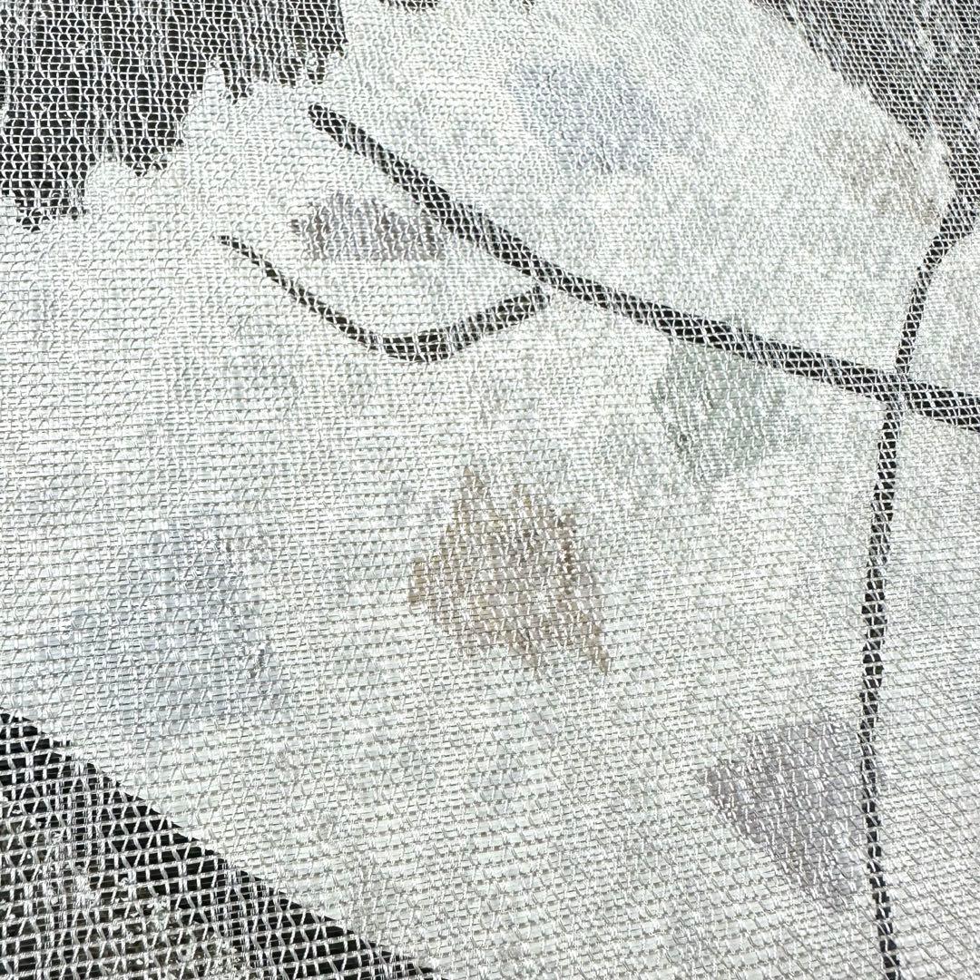 専用帯6122 ●長嶋成織物謹製 高級 正絹 片面全通 リバーシブル 袋帯 七宝