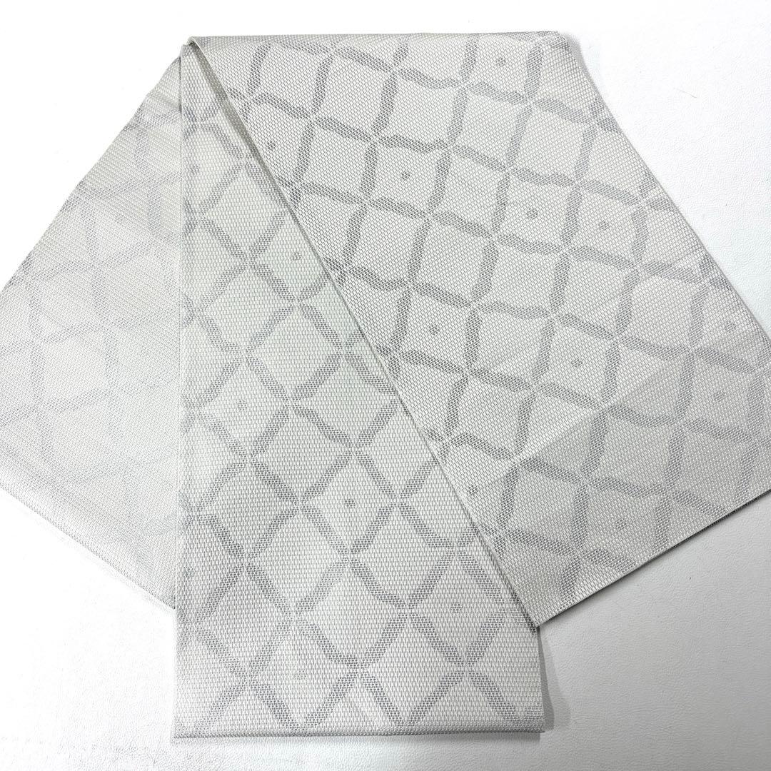 専用帯6122 ●長嶋成織物謹製 高級 正絹 片面全通 リバーシブル 袋帯 七宝