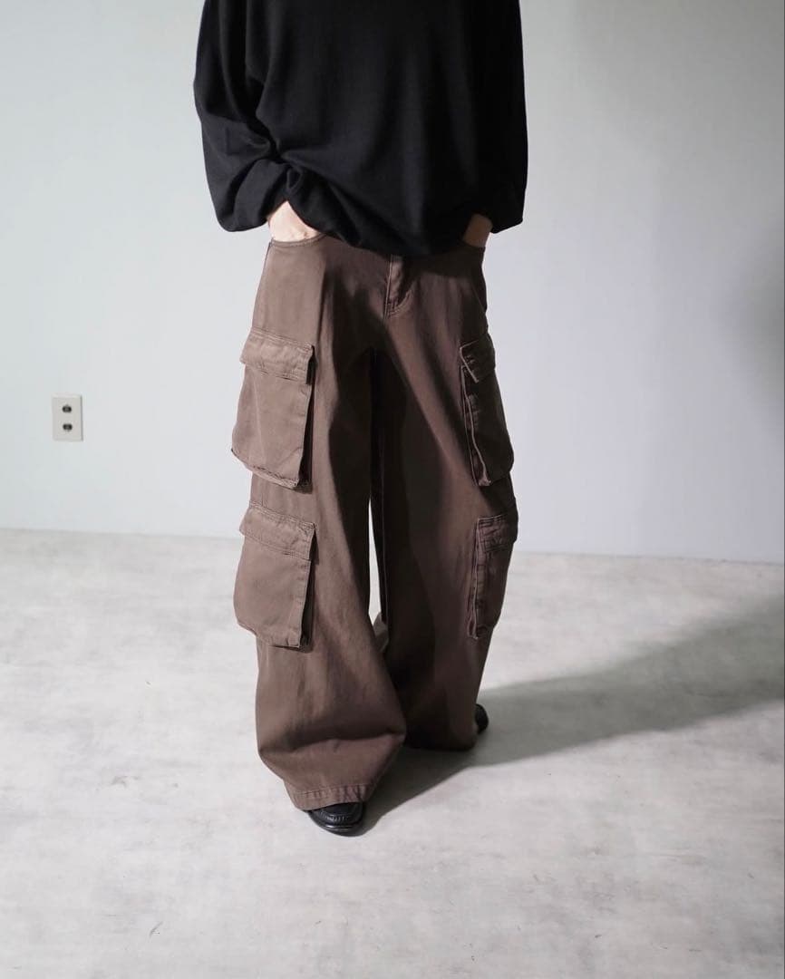archive RAGGED カーゴパンツ90s 極太　あおば　y2k