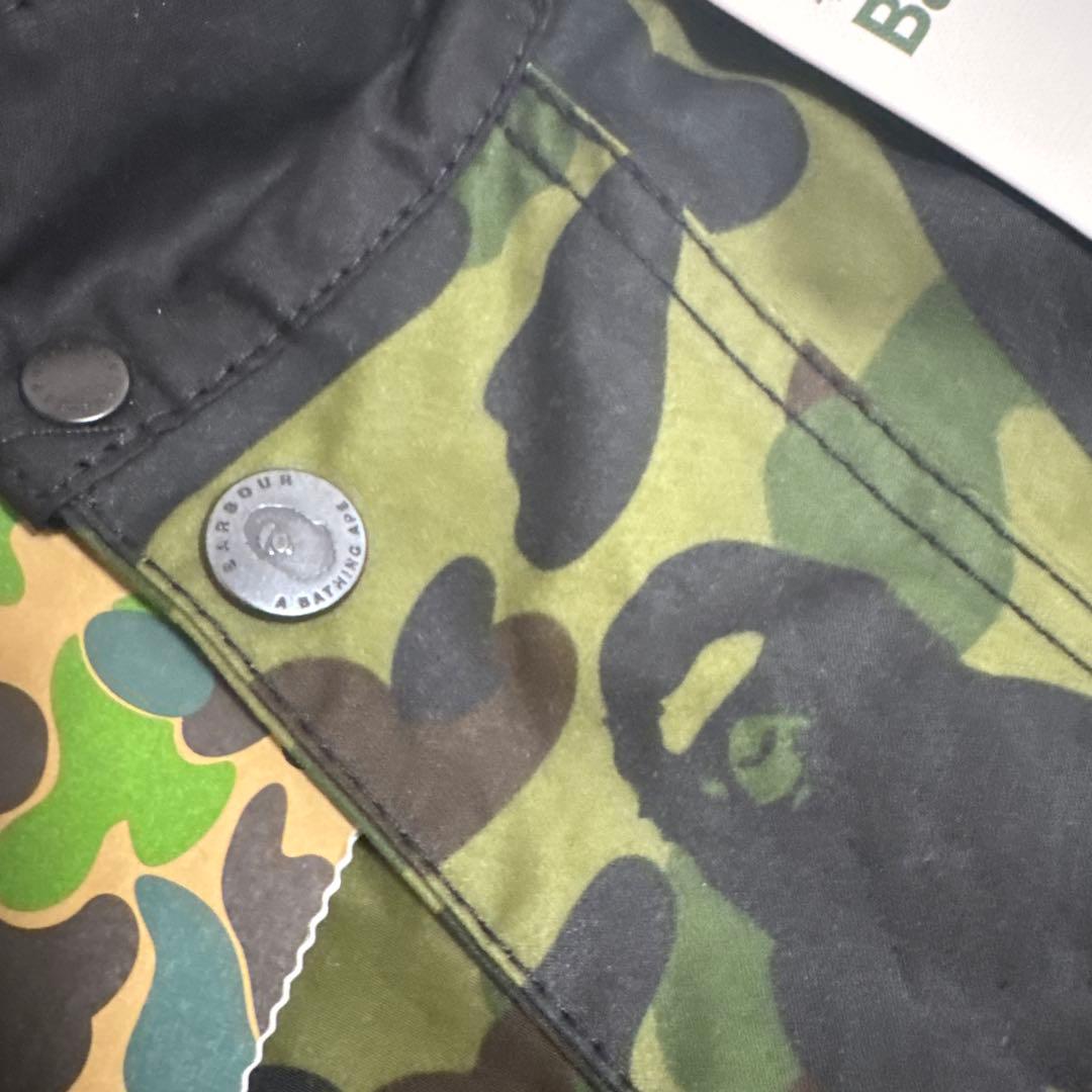 ape barbour ブルゾン　迷彩　Lサイズ　エイプ バブアー　ブルゾン
