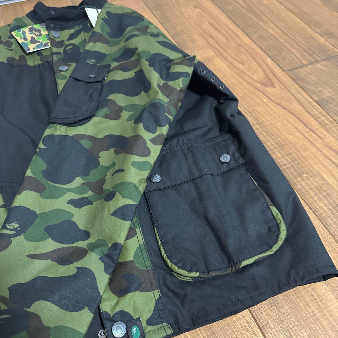 ape barbour ブルゾン　迷彩　Lサイズ　エイプ バブアー　ブルゾン