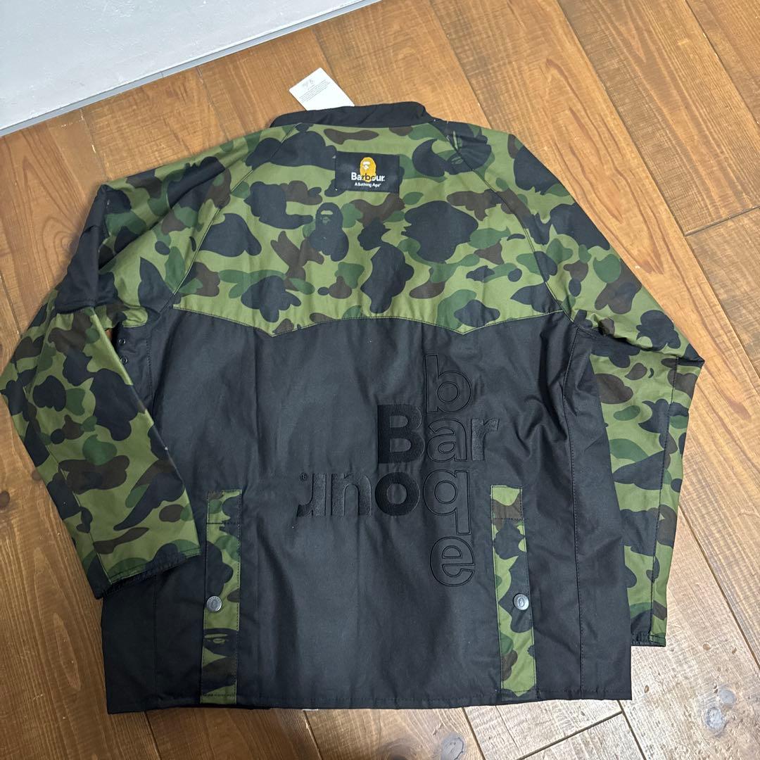ape barbour ブルゾン　迷彩　Lサイズ　エイプ バブアー　ブルゾン