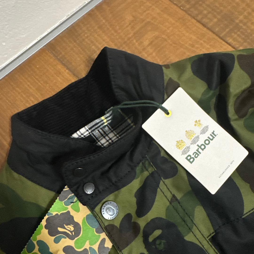 ape barbour ブルゾン　迷彩　Lサイズ　エイプ バブアー　ブルゾン