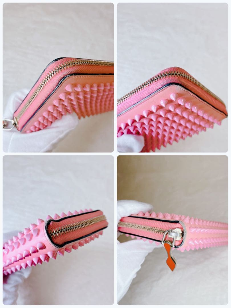 【人気モデル】Christian Louboutin ルブタン 長財布 ピンク
