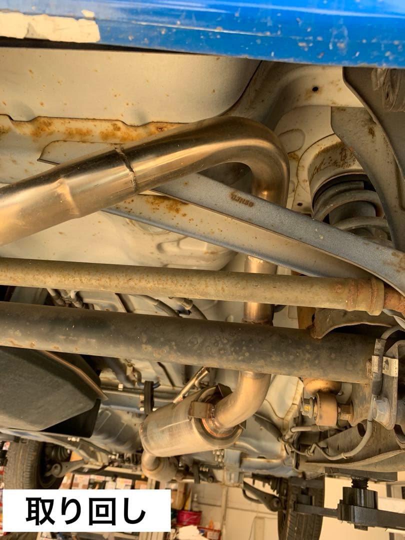 スズキ　ツイン　EC22S センター2本出し　マフラー