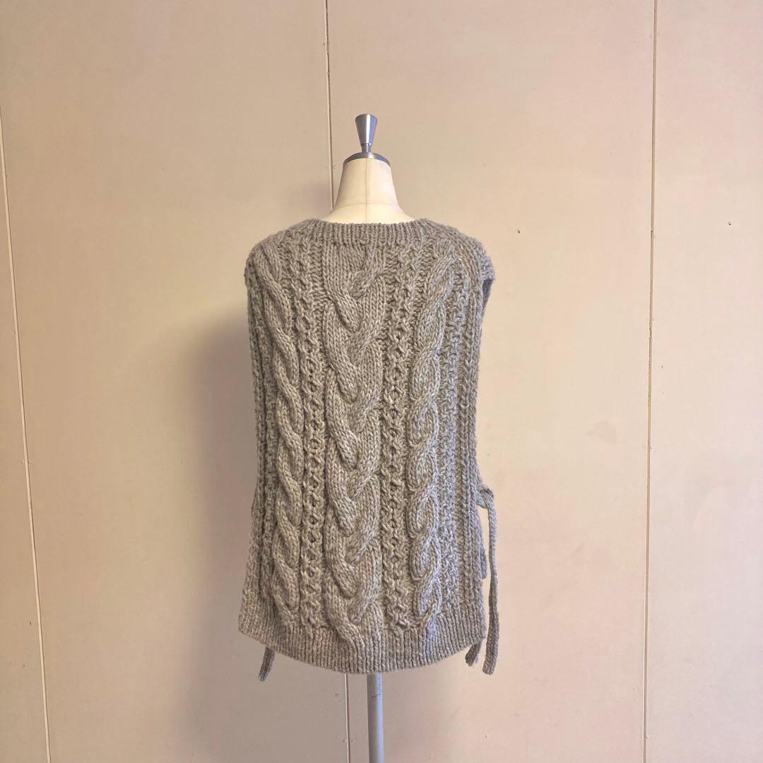 24AW ペルーアランニットベスト GLAY