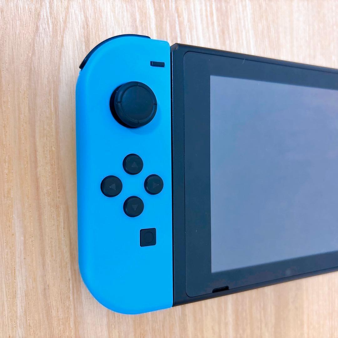 【未使用に近い】 2024年購入 バッテリー強化版 Switch ブルー レッド