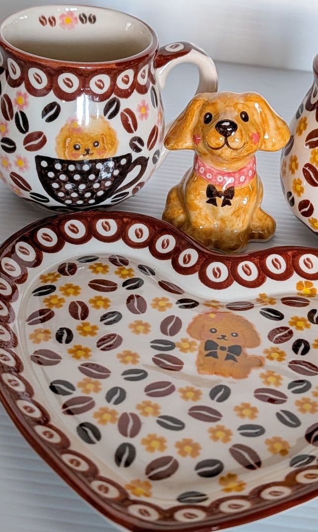 ポーリッシュポタリー プードルセット♡ᐝ‴