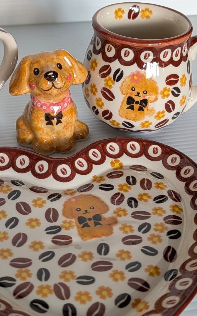 ポーリッシュポタリー プードルセット♡ᐝ‴