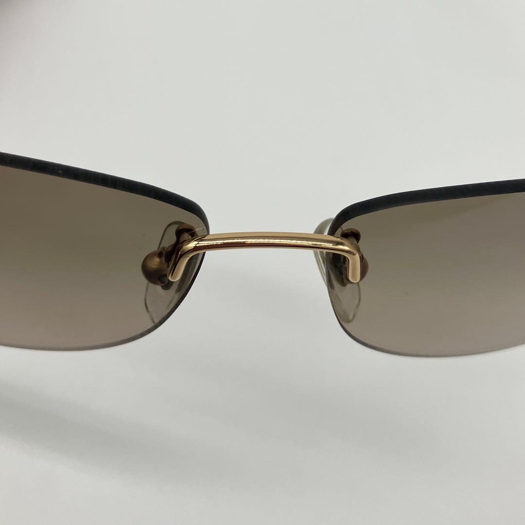 VERSACE ヴェルサーチ　サングラス　リムレス　ゴールド　58□13 135