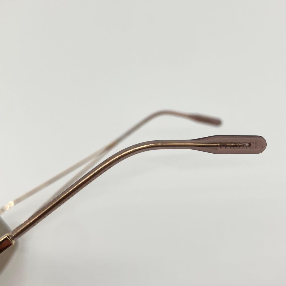 VERSACE ヴェルサーチ　サングラス　リムレス　ゴールド　58□13 135