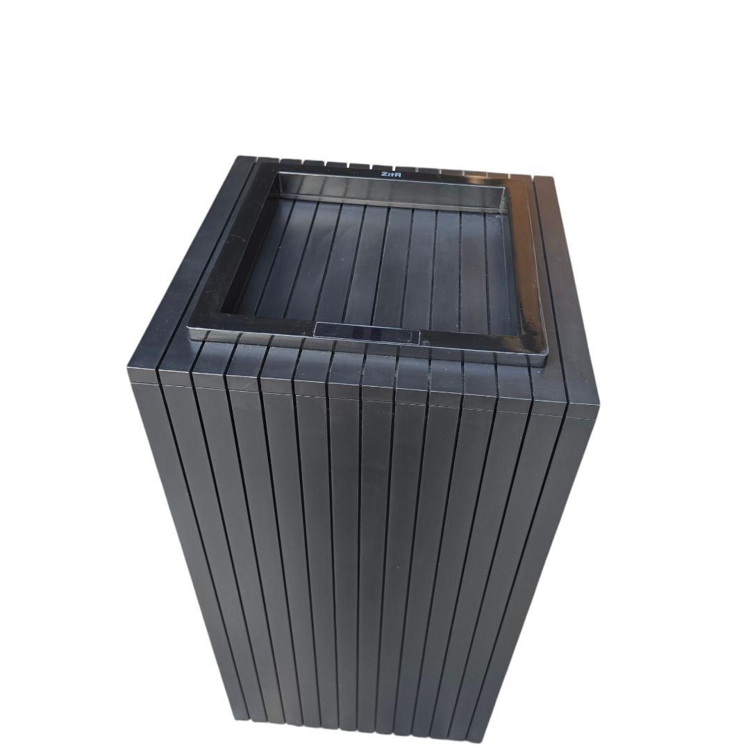 Zita スクエア　ゴミ箱　ダストボックス　キャスター付き