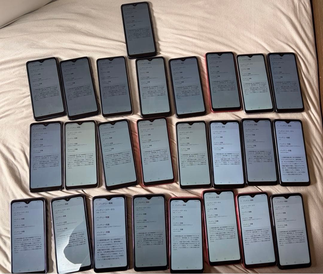 GALAXY A21 カラー3種類初期化済み35個docomo1