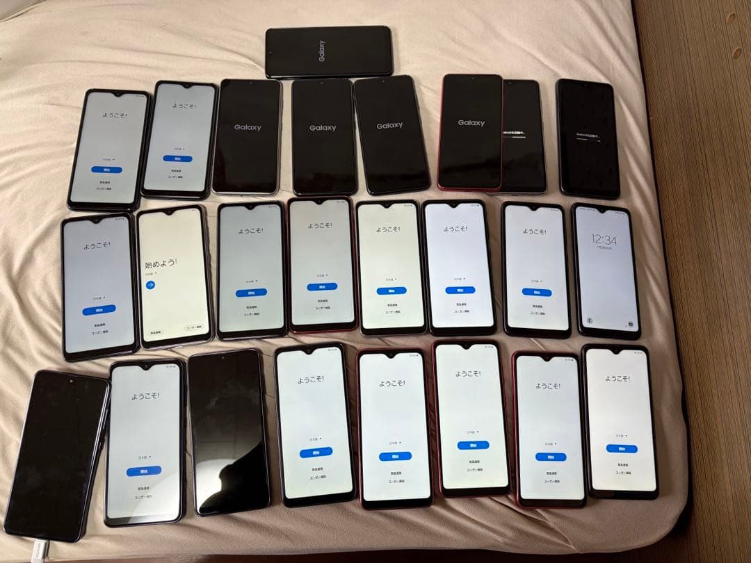 GALAXY A21 カラー3種類初期化済み35個docomo1