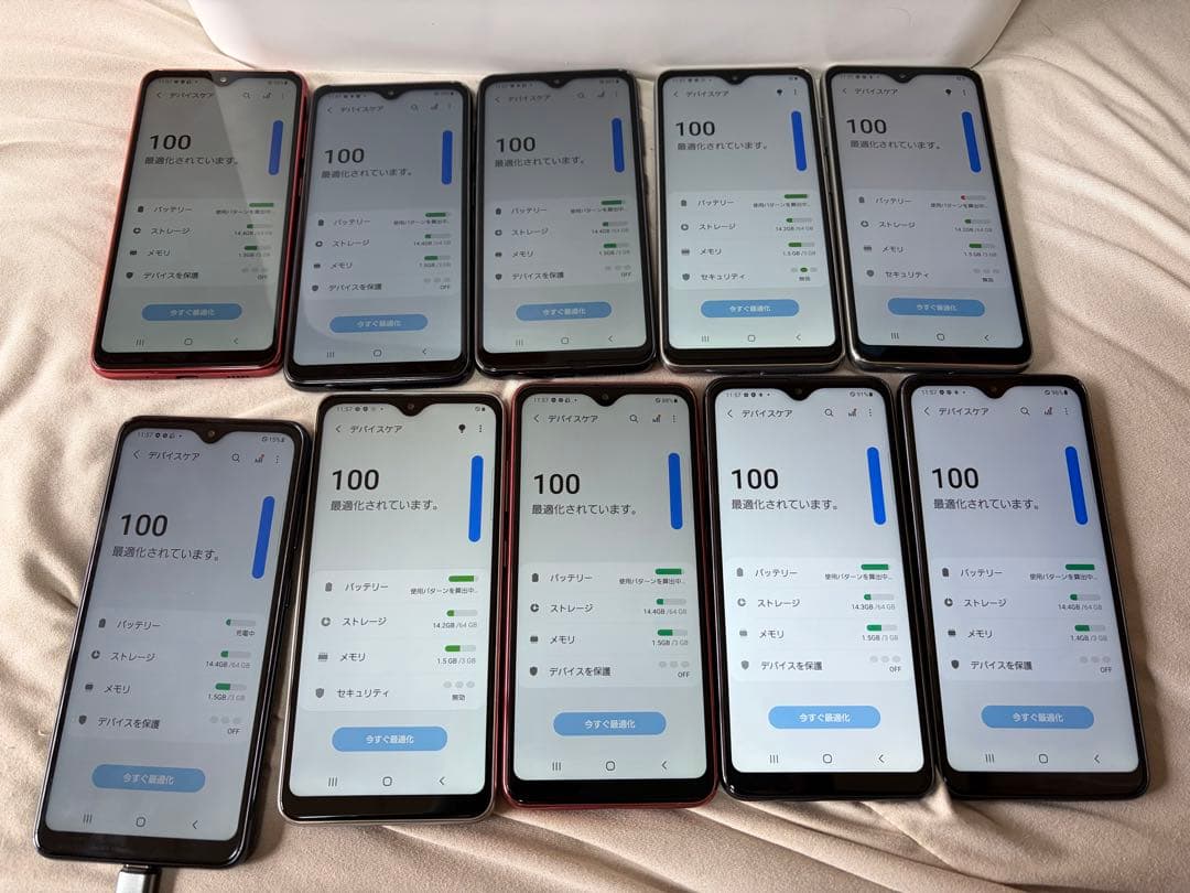 GALAXY A21 カラー3種類初期化済み35個docomo1
