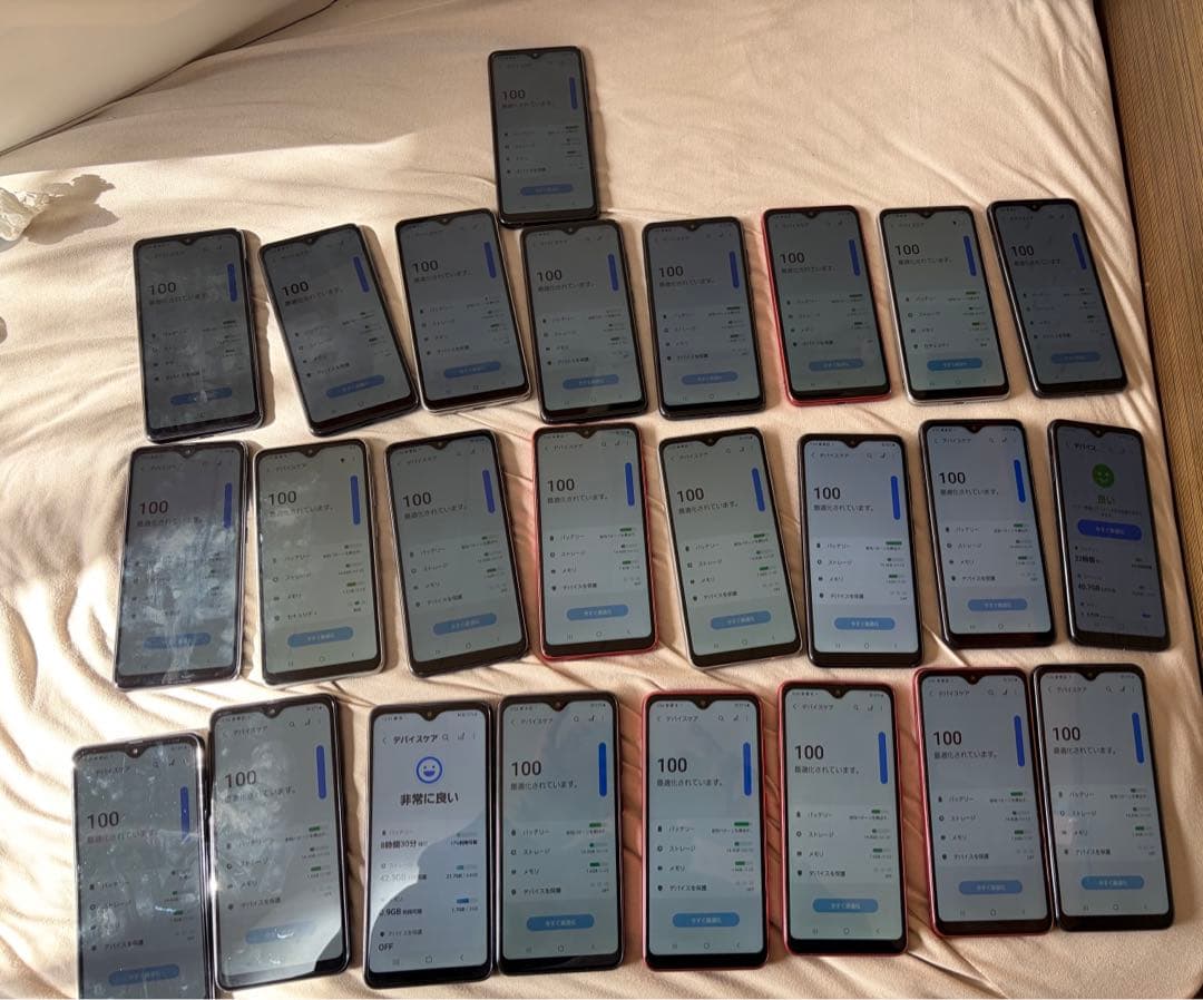 GALAXY A21 カラー3種類初期化済み35個docomo1