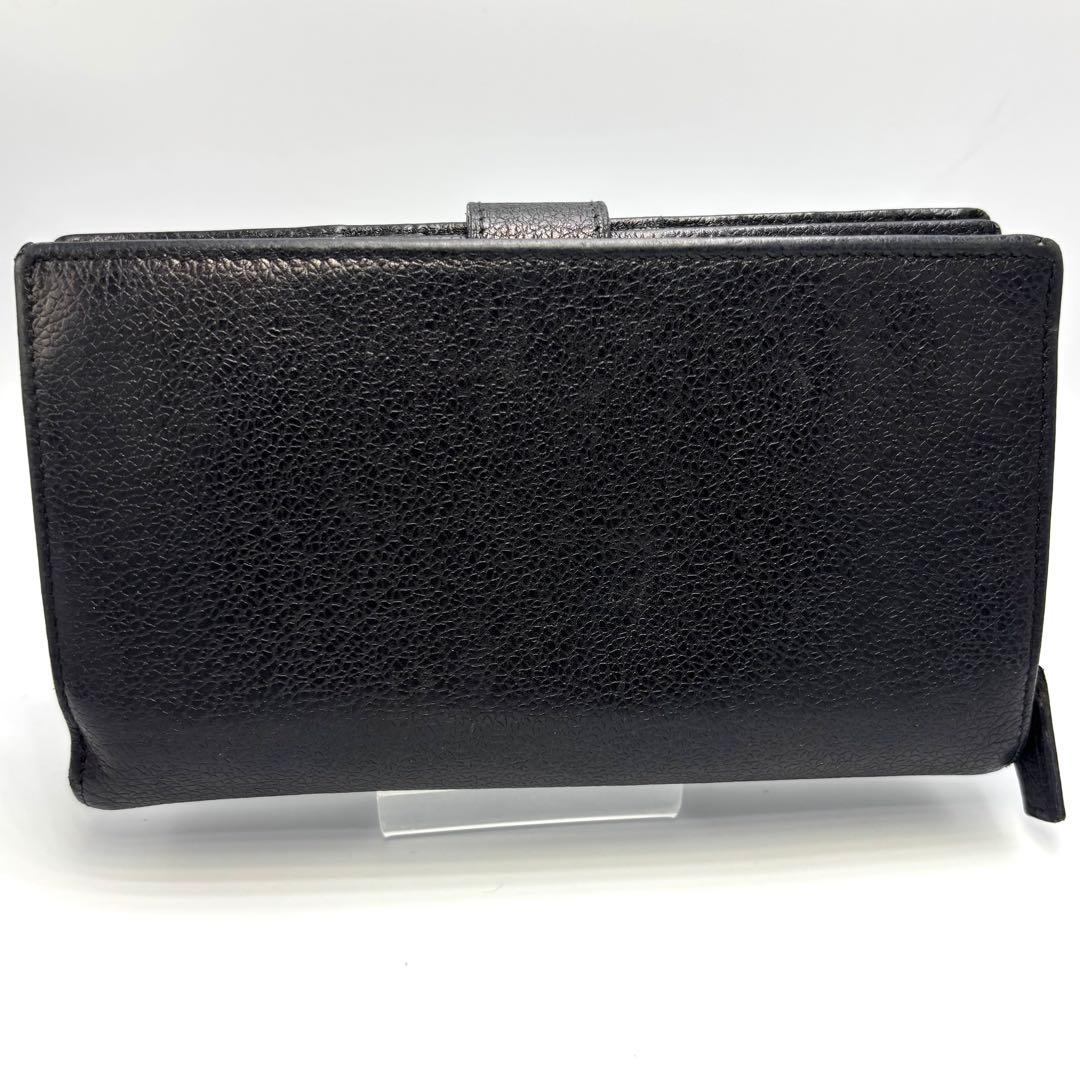 BVLGARI 長財布 ブルガリブルガリレザー ブラック×レッド 本革