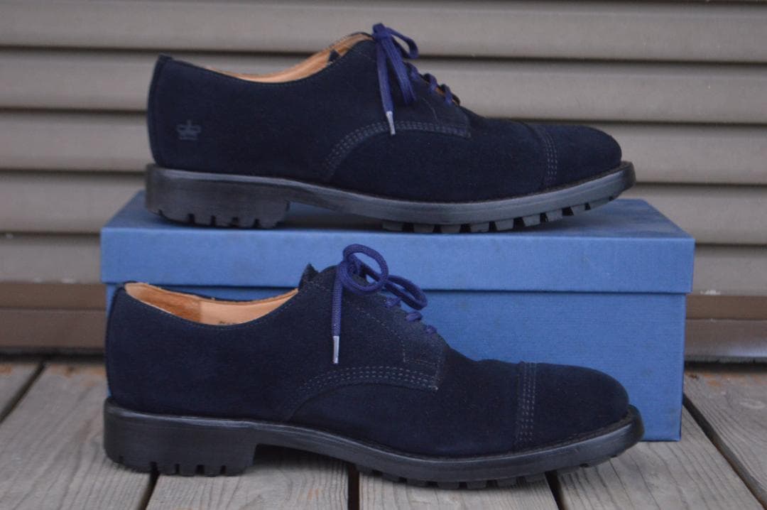 SANDERS　ミリタリーダービー　7.5　ネイビー