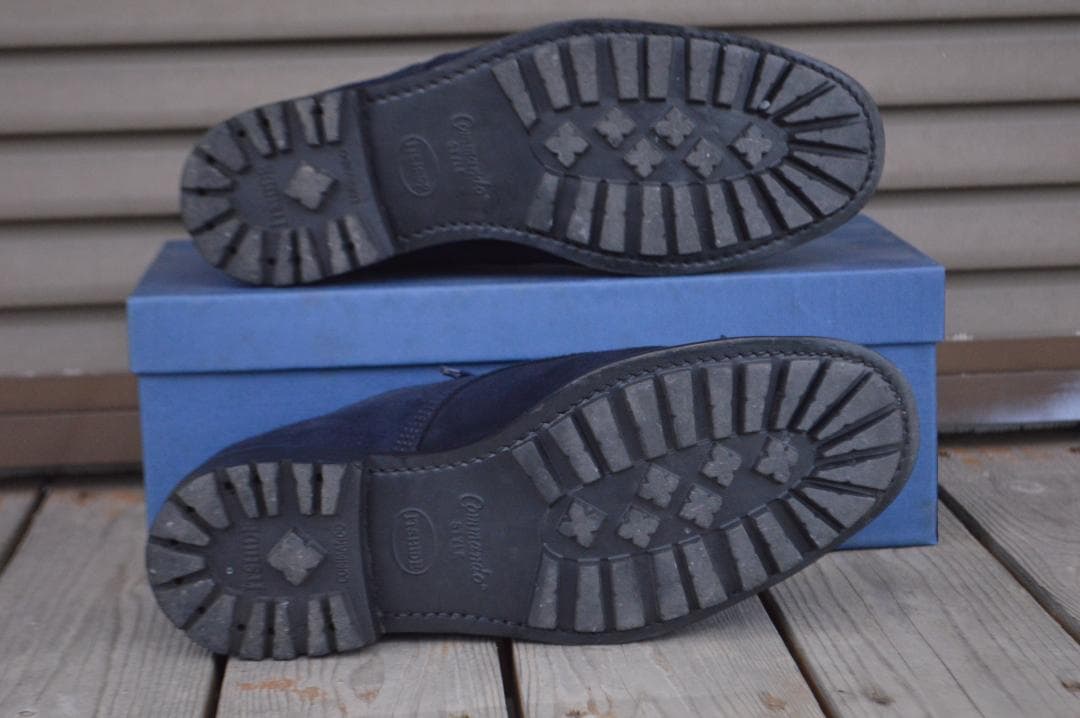 SANDERS　ミリタリーダービー　7.5　ネイビー