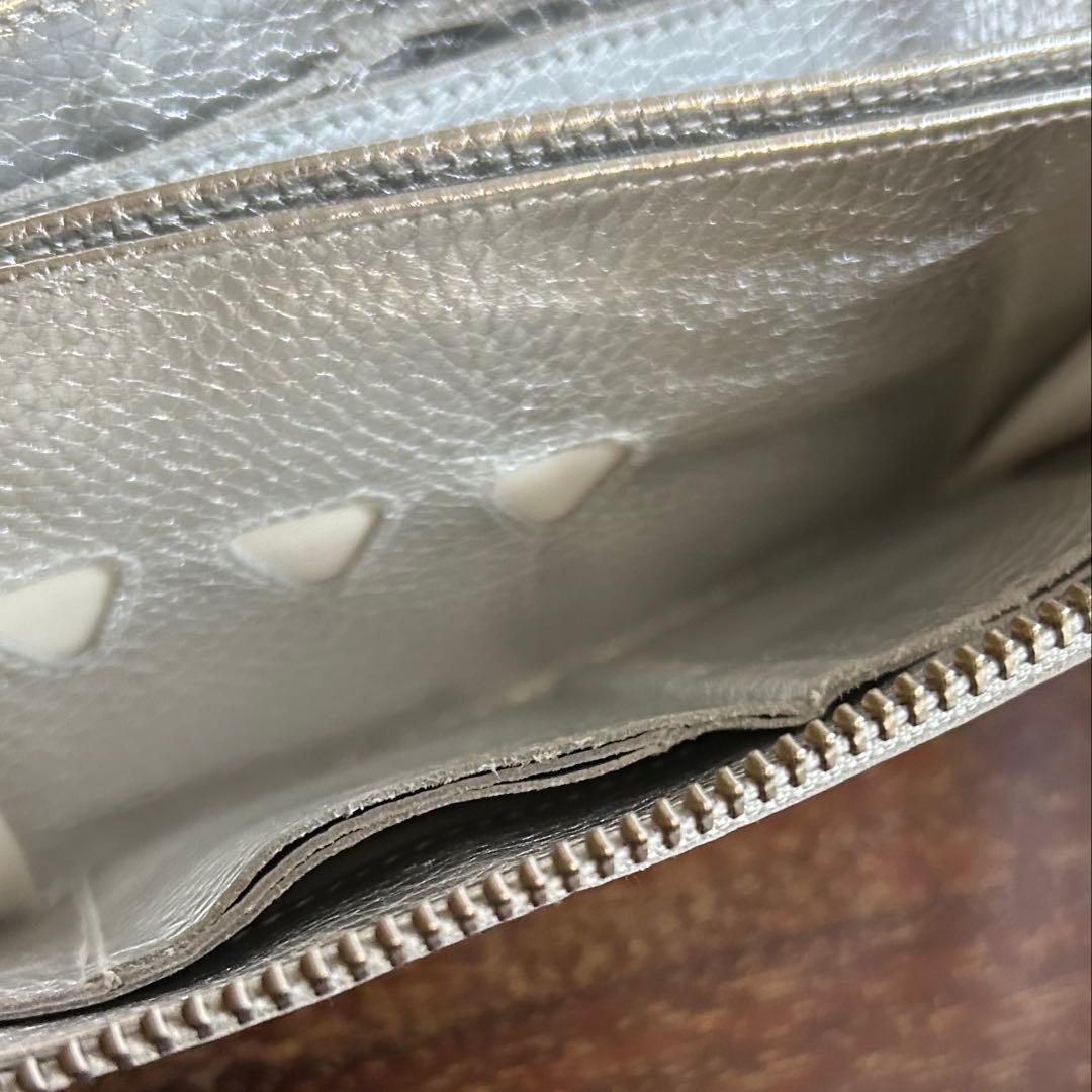 小さい長財布シルバー　ハレルヤ　とってもしなやか