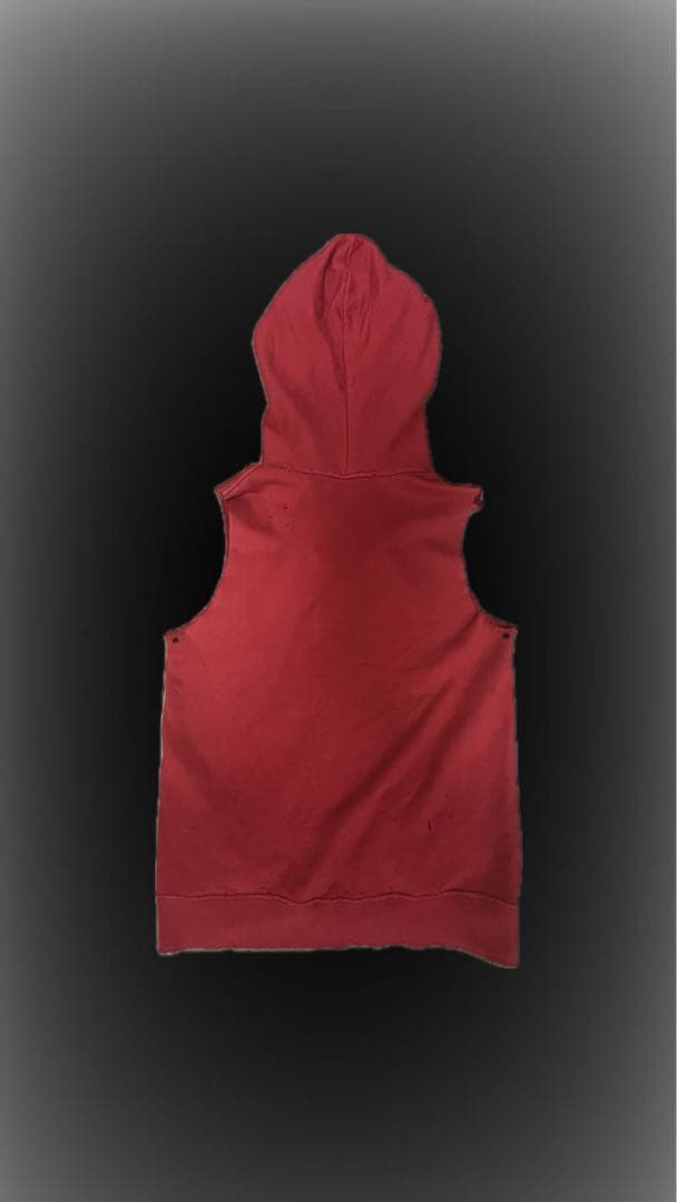 Number (N)ine ナンバーナイン ノースリーブ フード付き パーカー