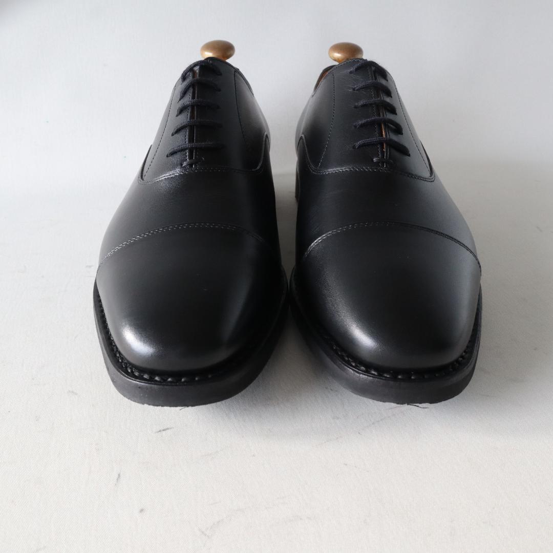 ほぼ未使用スコッチグレイン　シャインオアレイン　ストレートチップ　黒　24.5