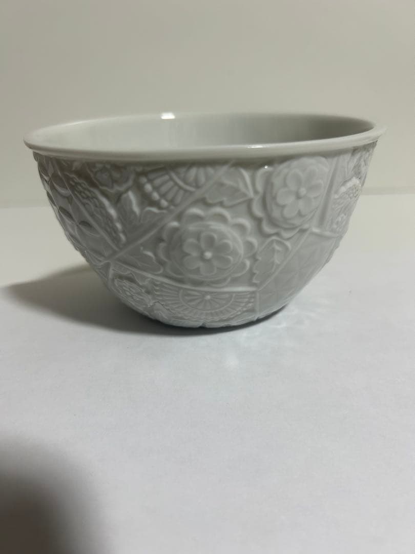 リヤドロ　kimono ボウル　ピンク　イエロー　ホワイト　茶碗　3客セット