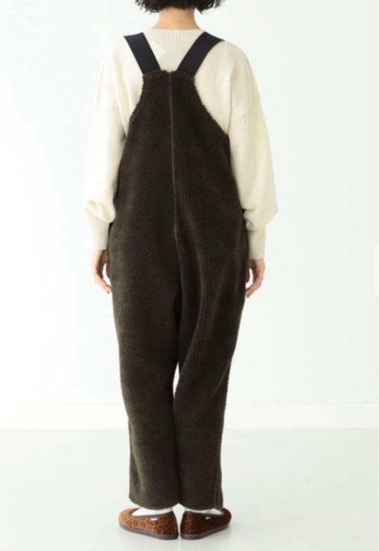 【BEAMS BOY】ボアミリタリーオーバーオール