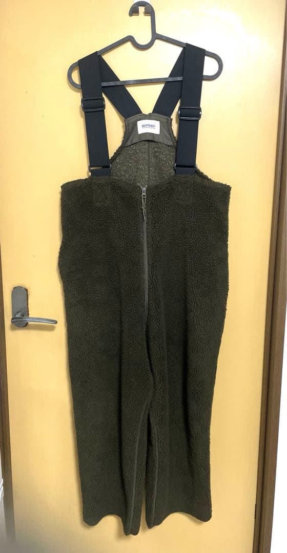 【BEAMS BOY】ボアミリタリーオーバーオール