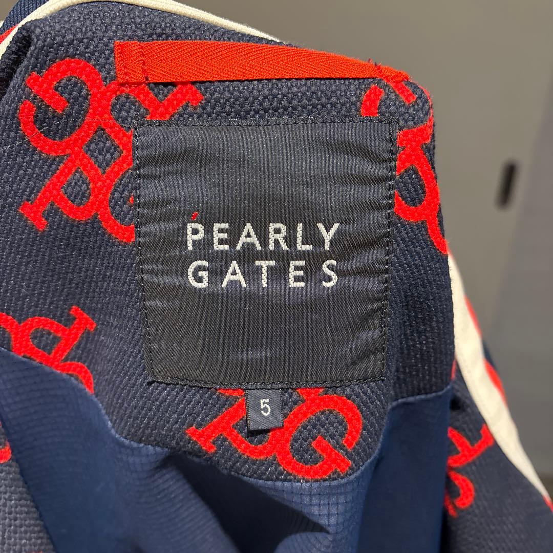 パーリーゲイツ　ネイビー&レッド ブルゾン