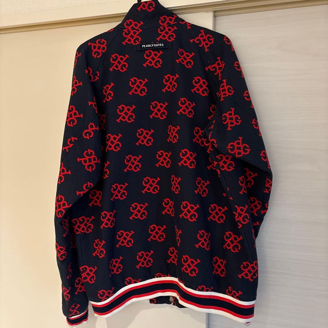 パーリーゲイツ　ネイビー&レッド ブルゾン