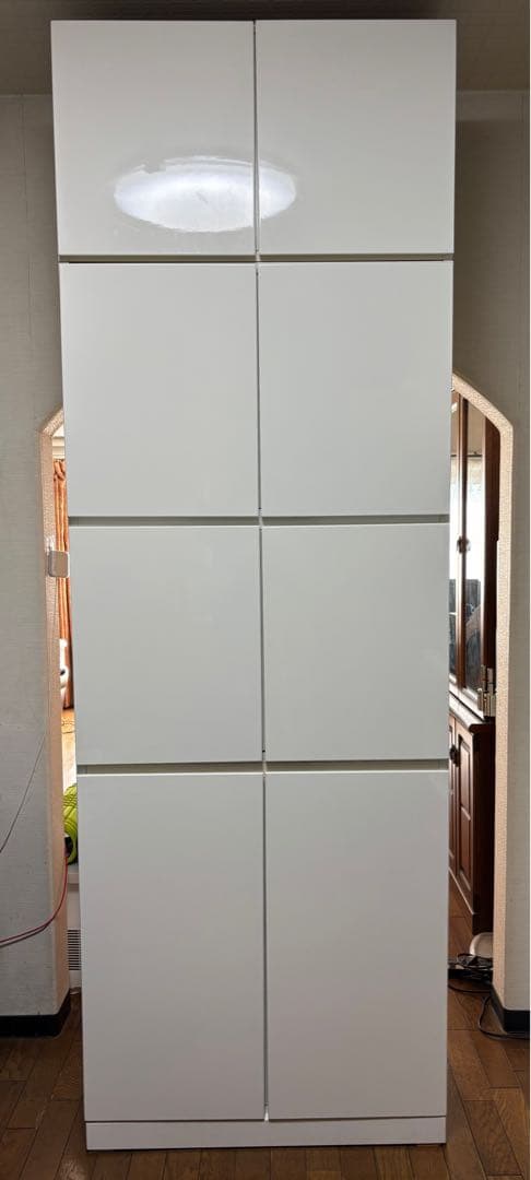 ニトリ　キッチンキャビネット　VINA ヴィナ　ハイタイプ上置き付　1/25迄