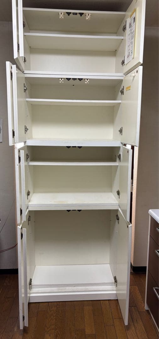 ニトリ　キッチンキャビネット　VINA ヴィナ　ハイタイプ上置き付　1/25迄